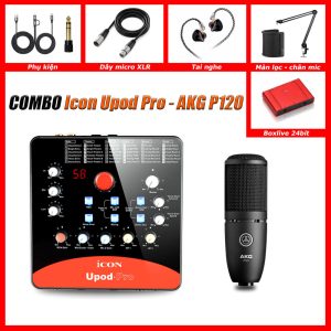 Bộ hát livestream icon Upod Pro AKG P120