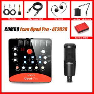 Bộ hát livestream icon Upod Pro AT2020