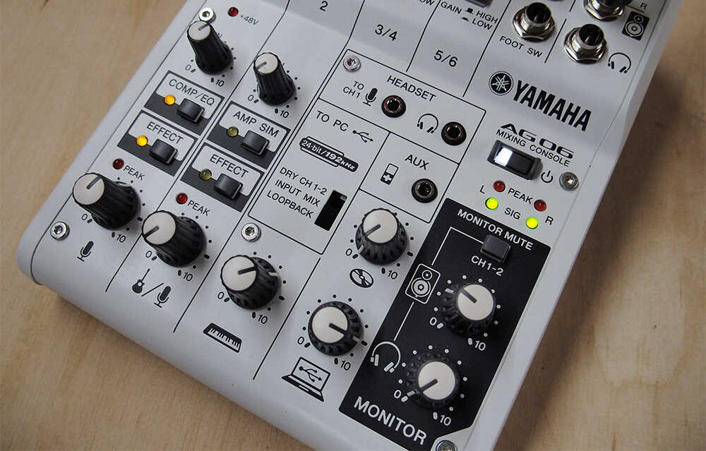 Mixer Yamaha AG06 Chính Hãng Japan