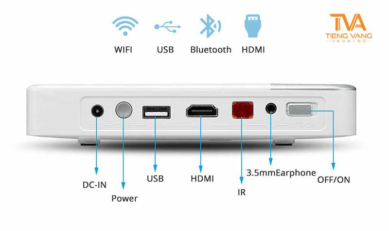 cach ket noi loa bluetooth voi may chieu epson