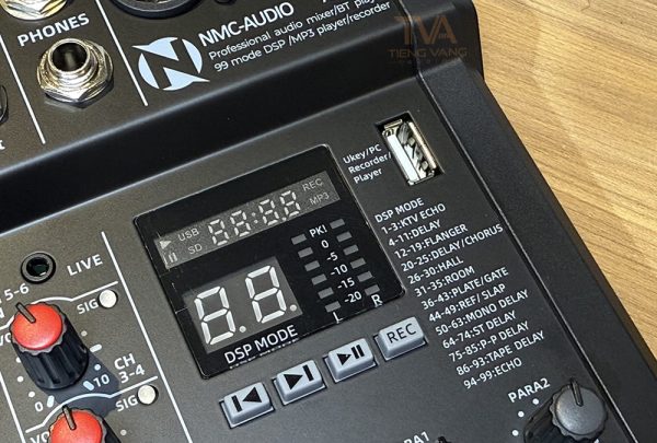 Hiệu ứng trên Mixer NMC AMX06 V2