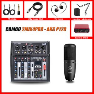 Bộ hát livestream 2Mix4Pro AKG P120